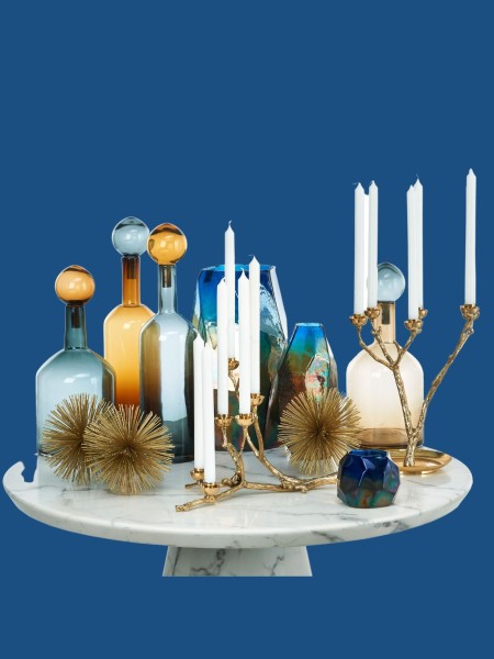 Twiggy candlestick golden branch squirrels Pols Potten