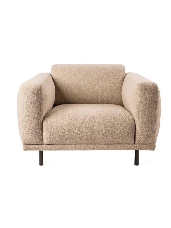 Fauteuil Teddy lounge en tissu bouclette  Beige Pols Potten