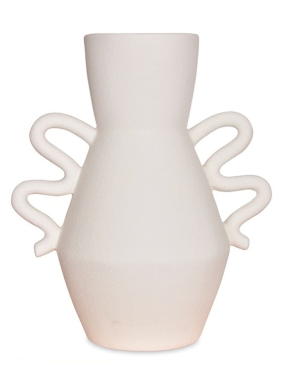 Objet Vase en céramique Wave Blanc