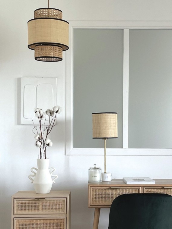 Objet Vase en céramique Wave Blanc