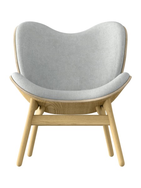 Umage Conversation Piece lounge chair low horizons natural oak sterling upholstery