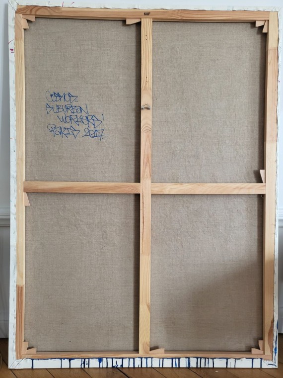 Acrylique sur toile H131 x L97 cm, 2017 - Cosmos