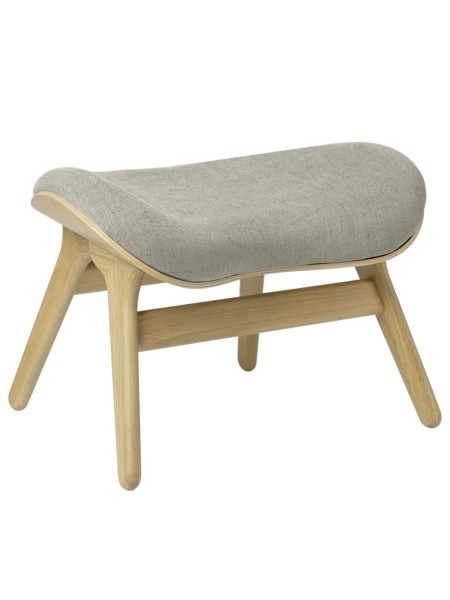 A conversation piece ottoman, white sands, Umage