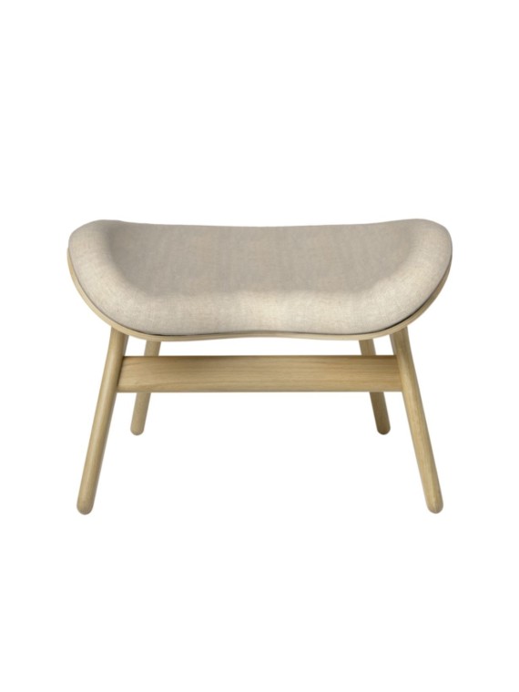 Repose-pieds en chêne clair A conversation piece white sands, Umage