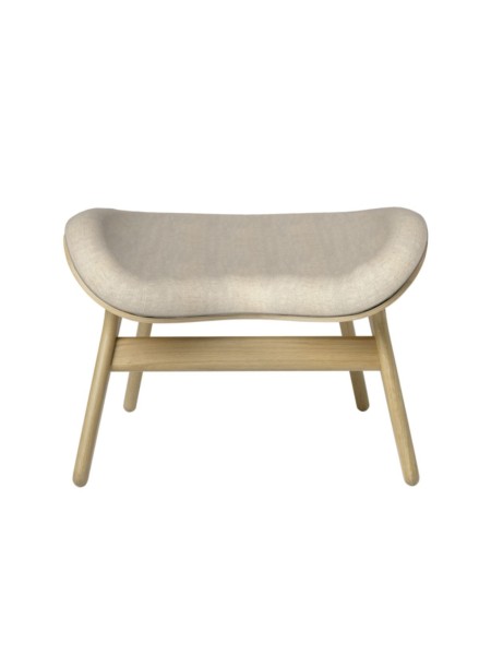 Repose-pieds en chêne clair A conversation piece white sands, Umage