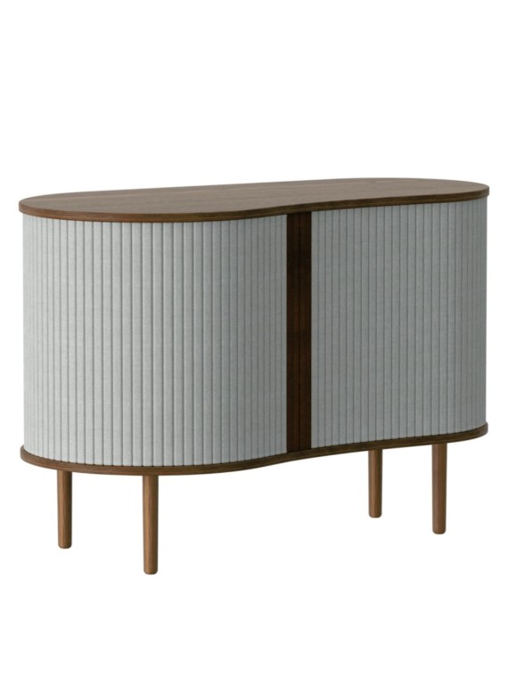 Cabinet Audacious Umage chêne foncé porte gris clair