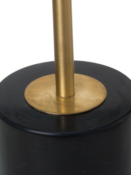 Pols Potten Lampe de bureau Full Moon en marbre et verre opalin