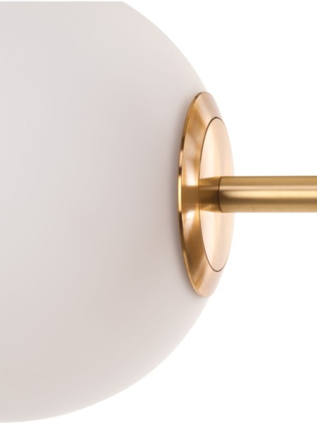 Pols Potten floor lamp full moon black marble 3 globes