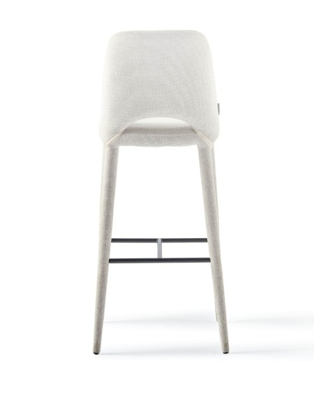 chaise de bar écru en tissu, holy