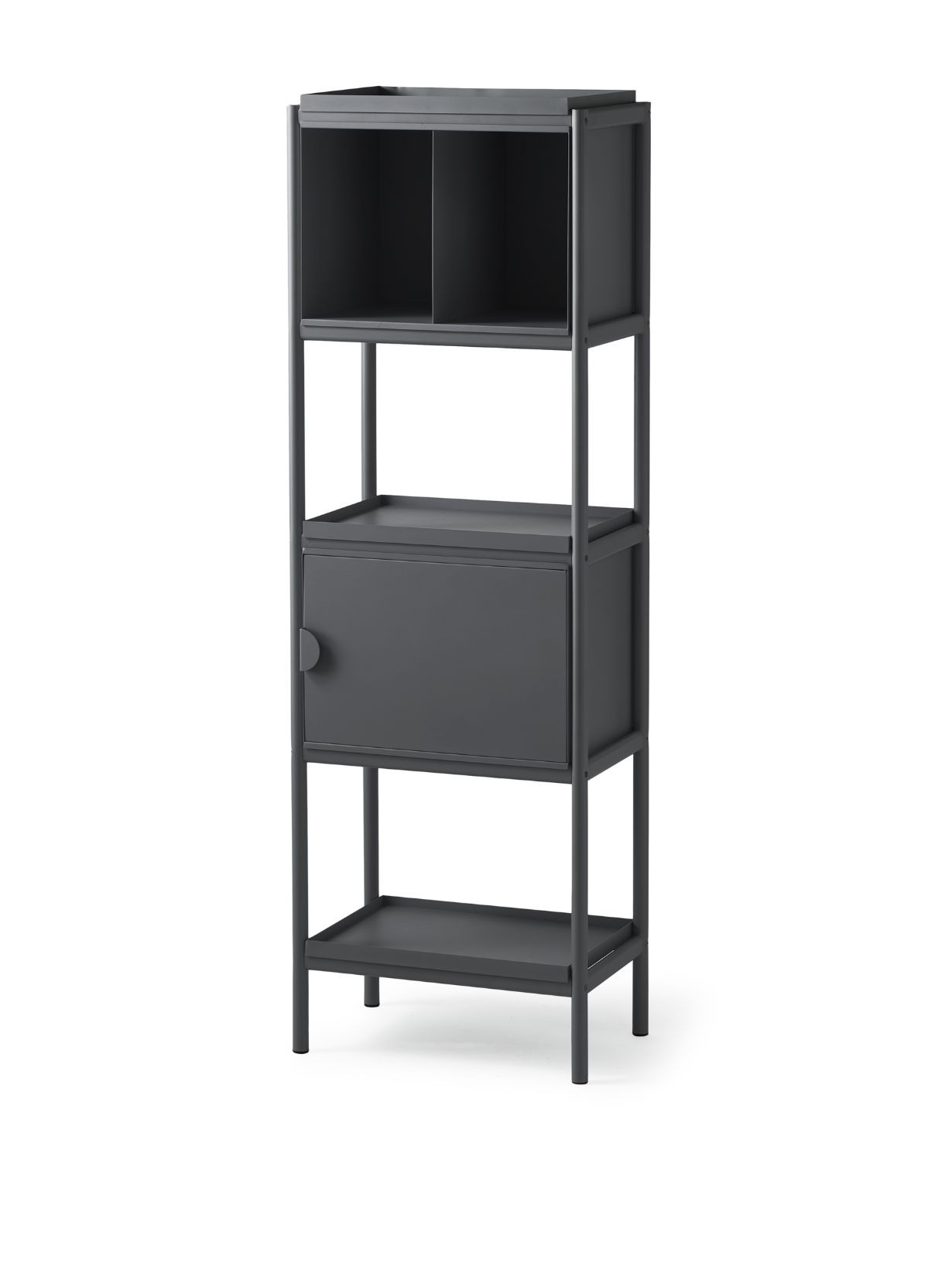 étagère noire en métal, Toss Tall cabinet