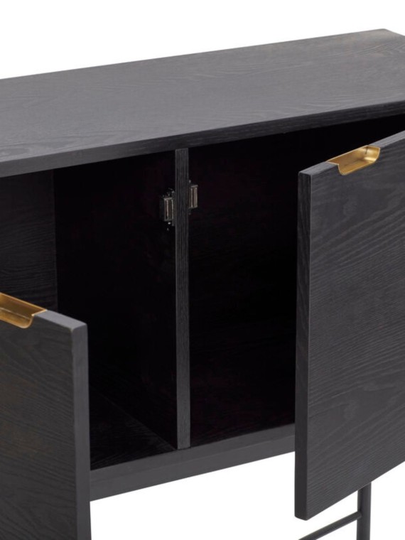 norm Dresser with brass and metal details hubsch