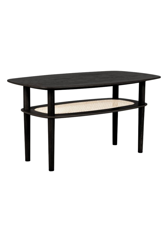 Umage Table basse en chêne noir Together sleek rectangle