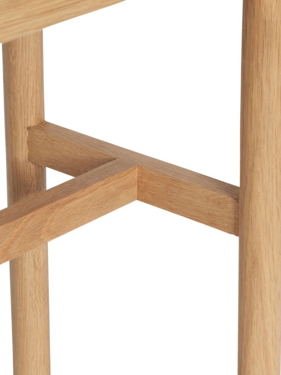 Hübsch, Natural and transparent tall chest of drawers, Shoji