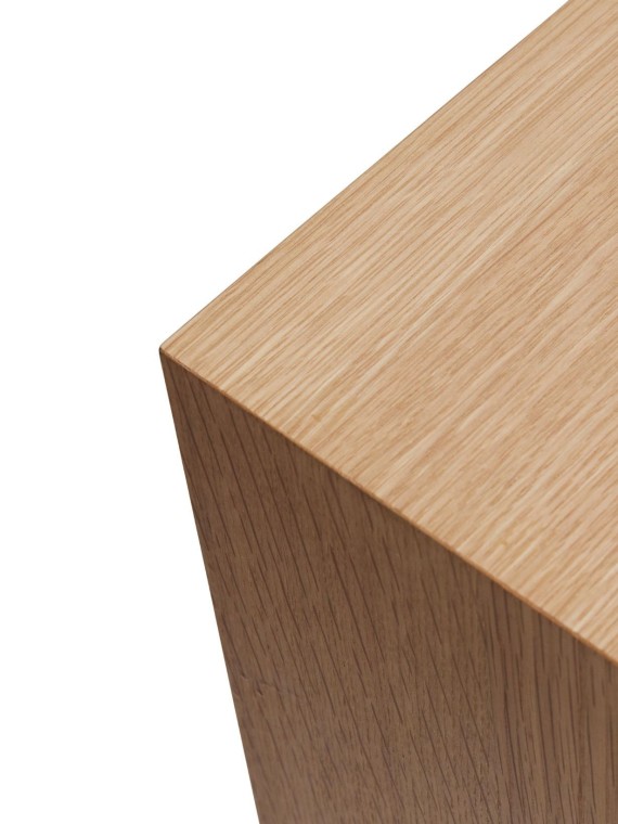 Hübsch, Commode haute en bois et portes vitrées, Shoji