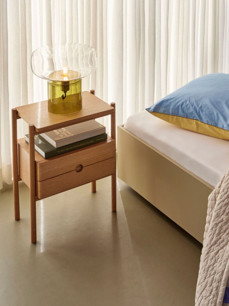 Hübsch, Bedside table natural, Appeal