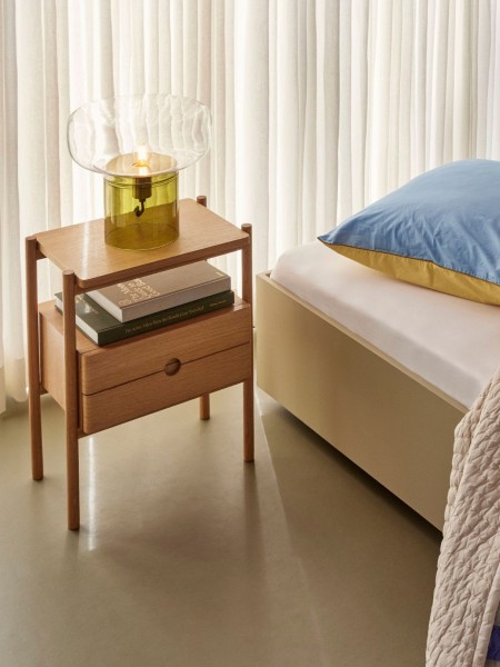 Hübsch, Bedside table natural, Appeal