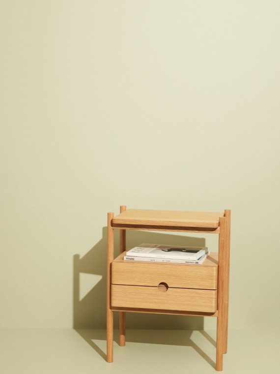 Hübsch, Bedside table natural, Appeal