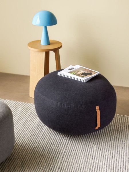 Hübsch, Colorful metal table lamp, Mush Mini