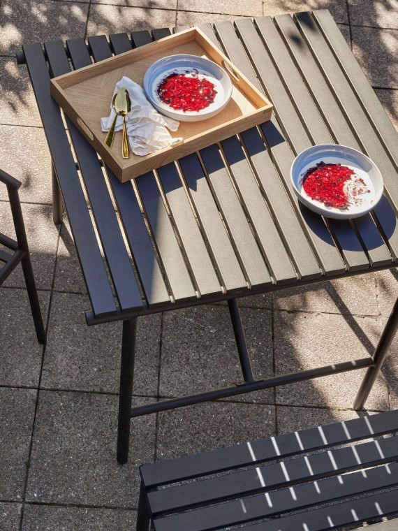 Table large en métal noir, Villa, Hubsch|MBS Design