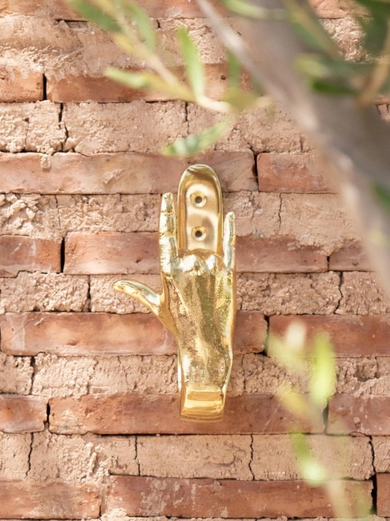 Pols Potten, Gold metal wall hook, I Love You