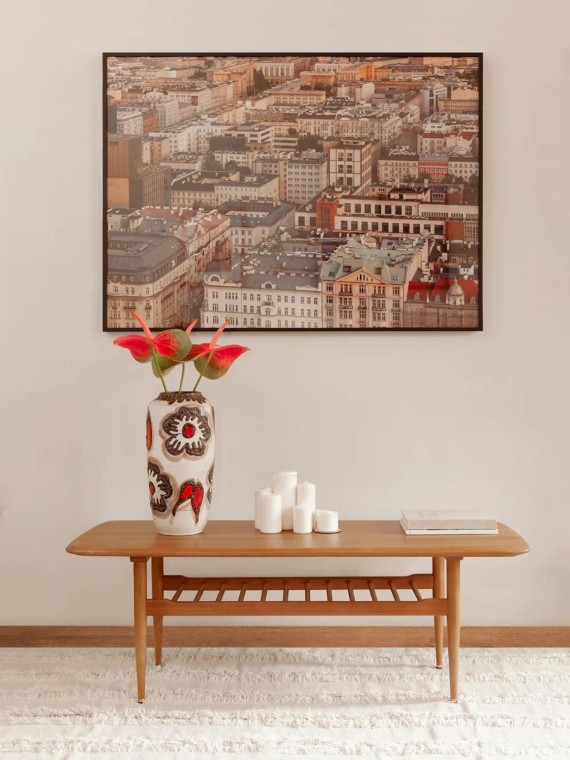 FOX solid ash rectangular coffee table