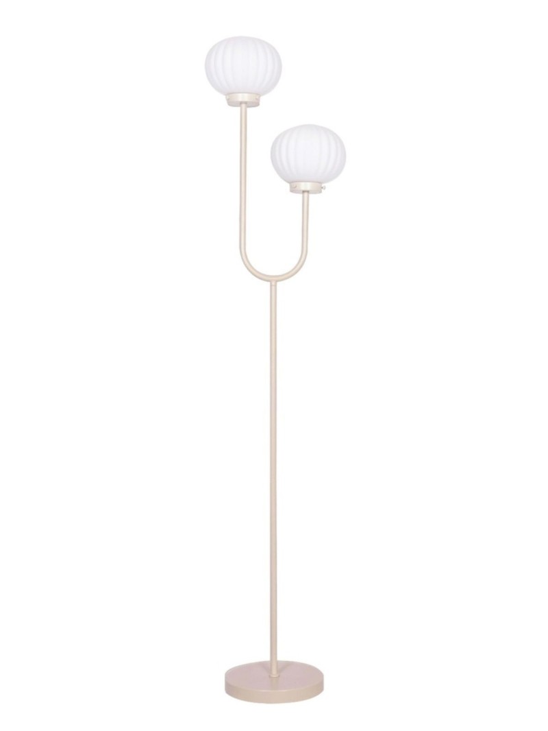 Opjet, Beige 2 globe floor lamp, Flot