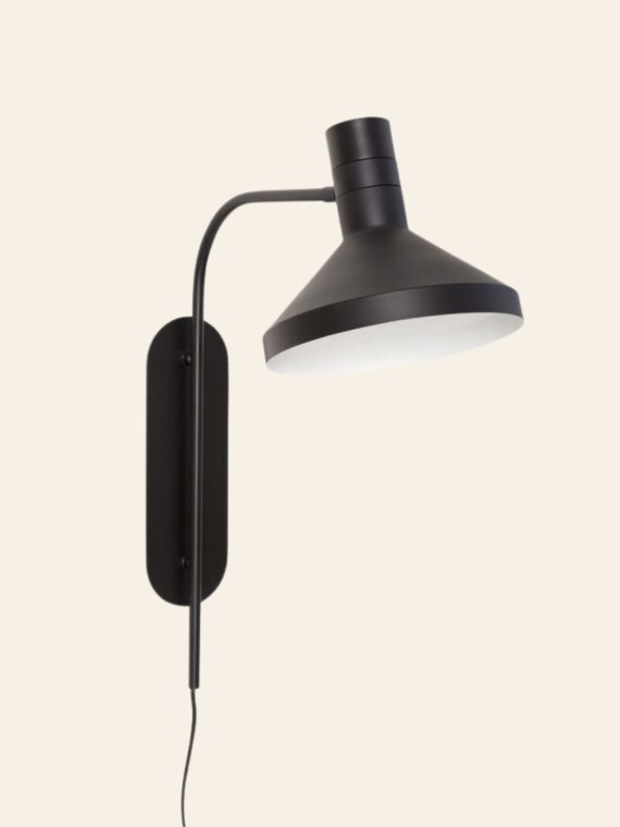 Hubsch Lampe murale Noir, Studio
