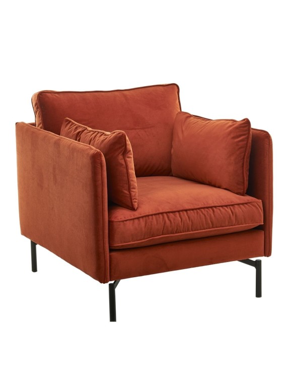 Pols potten Velvet armchair red, PP n°2