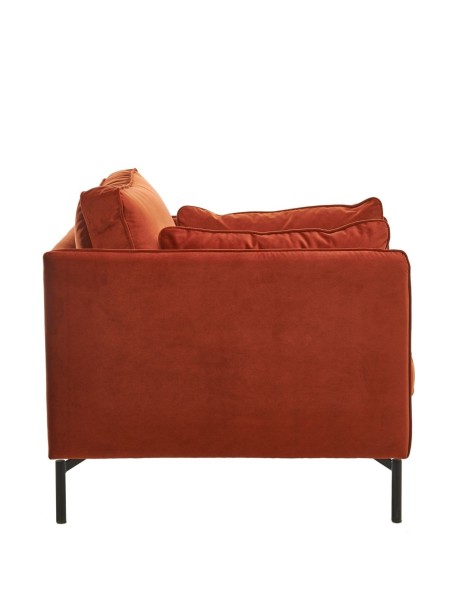 Pols Potten fauteuil en velours rouge PPn°2