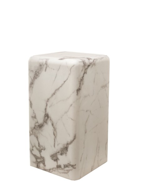 Pols Potten pilier en marbre blanc taille S Marble