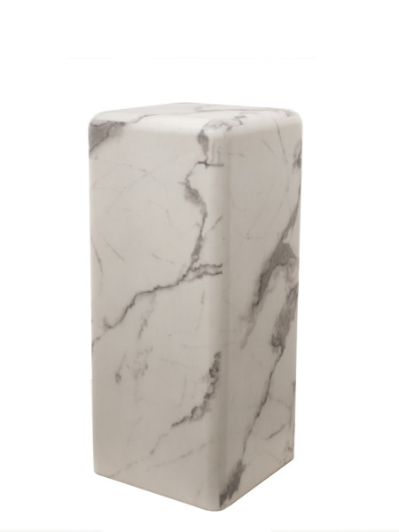 Pols Potten pilier en marbre blanc taille M Marble