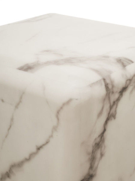Pols Potten pilier en marbre blanc taille M Marble