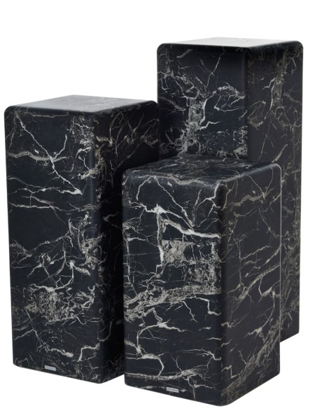 Pols Potten pilier en marbre noir taille L Marble
