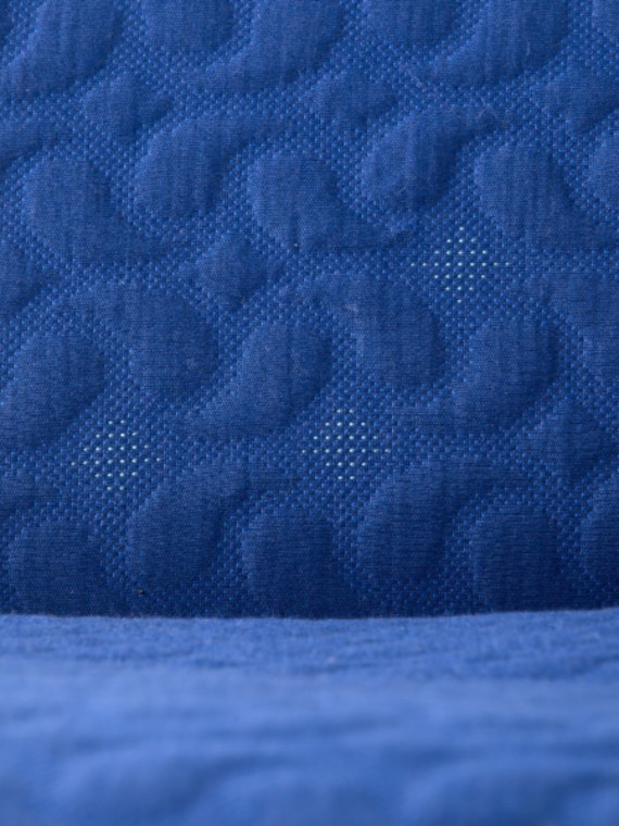 Pols Potten lounge chair in blue fabric, Swell