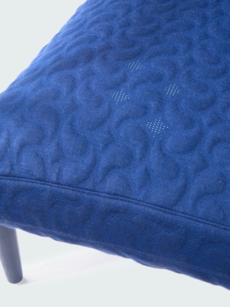 pols potten Fauteuil bleu en frêne, Todd