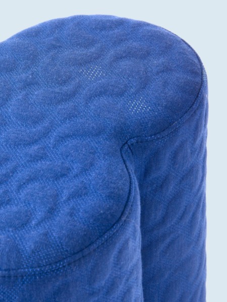 Pols Potten Clover blue fabric stool