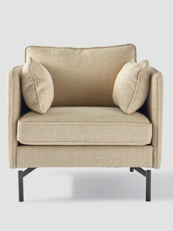 pols potten fauteuil en tissu beige PP n°2