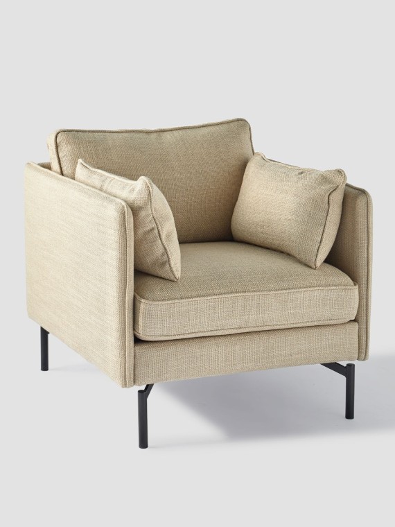 Pols Potten - Beige fabric armchair, PP n°2 |MBS Design