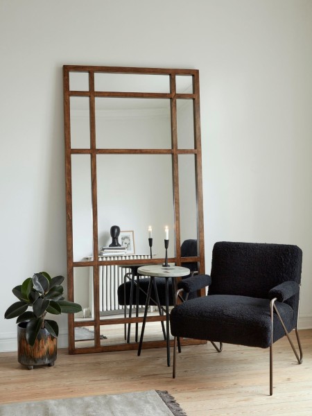 Nordal Miroir mural en bois de bouleau teinté, Spirit