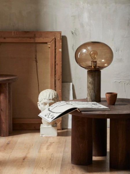 Nordal Table basse en bois de manguier, Helin