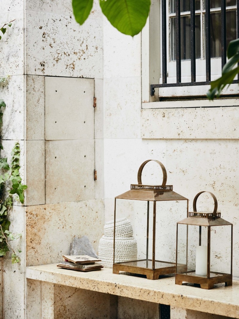 Nordal Bitra brass lantern size l