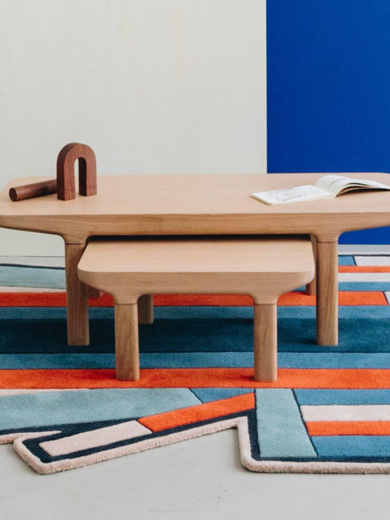 Harto, Table basse en chêne, Camille taille S