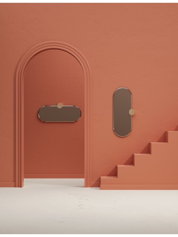 Harto Solid oak mirror, Sonia