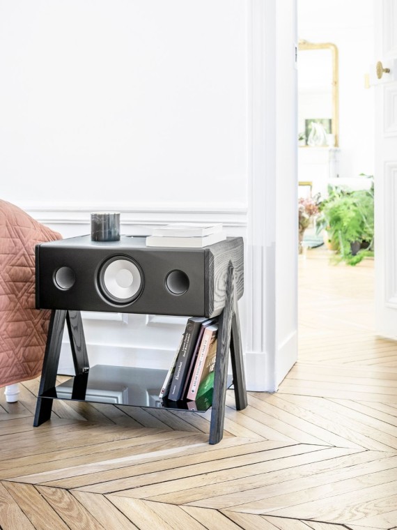 La boite concept, Black high-fidelity wireless speaker, Cube LW