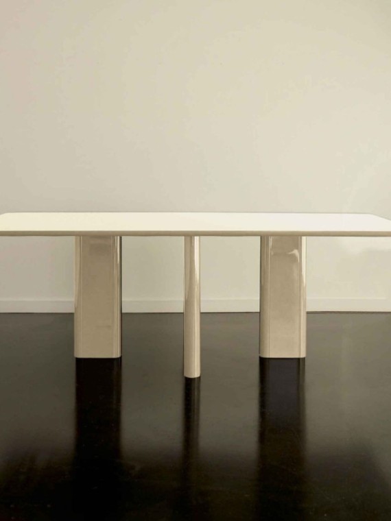 Gabrielle Paris Table à manger rectangulaire Joe en frêne laquée