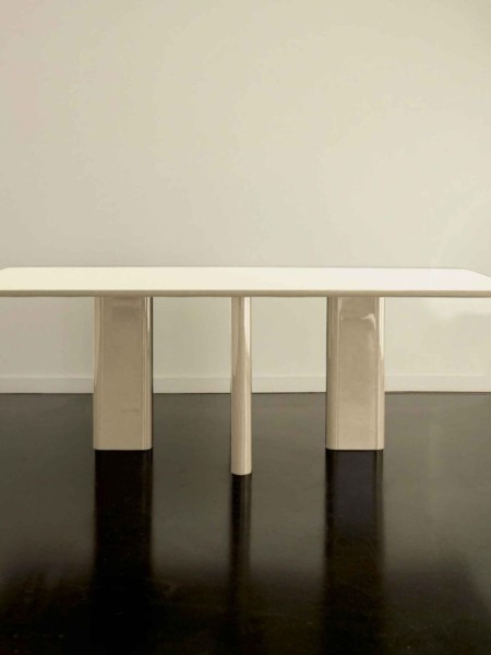 Gabrielle Paris Table à manger rectangulaire Joe en frêne laquée