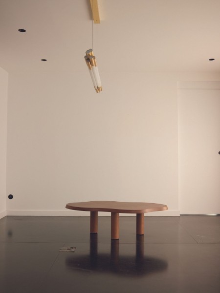 Table basse en Iroko jeanne, GABRIELLE-Paris | MBS Design