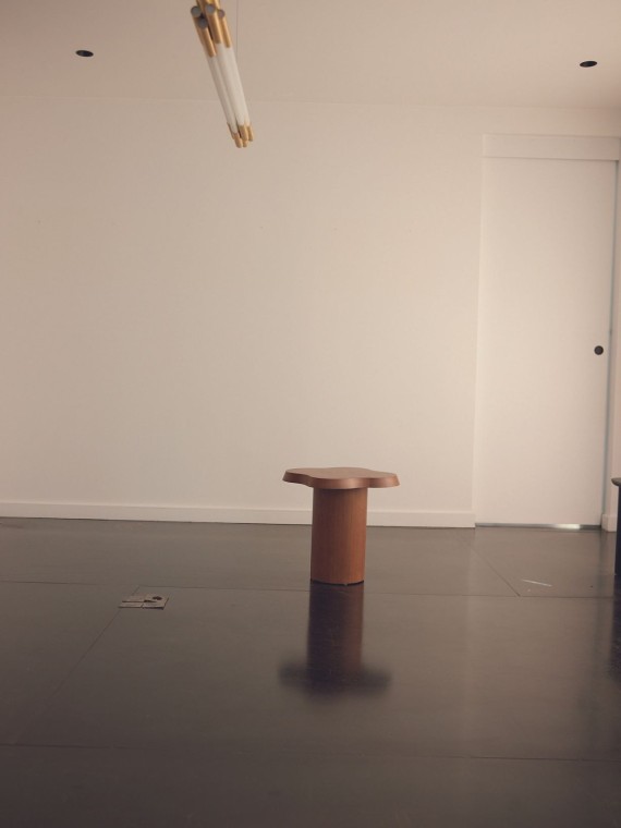 Iroko coffee table, Jeanne