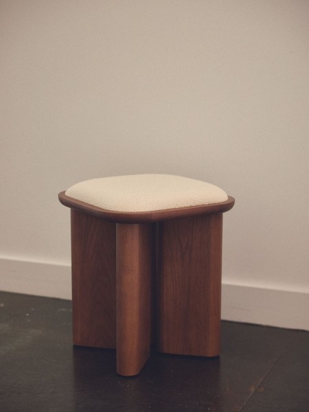 Natural ash pouffe, Lazarus