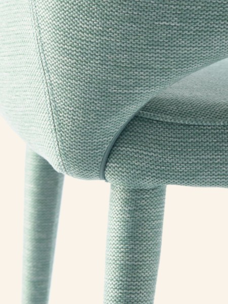 Fabric bar chair with armrest - Pols Potten | MBS Design